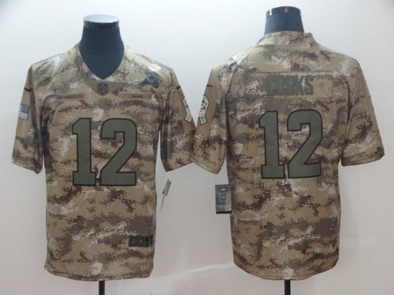 Men Los Angeles Rams #12 Cooks Nike Camo Salute to Service Retired Player Limited NFL Jerseys->chicago bears->NFL Jersey